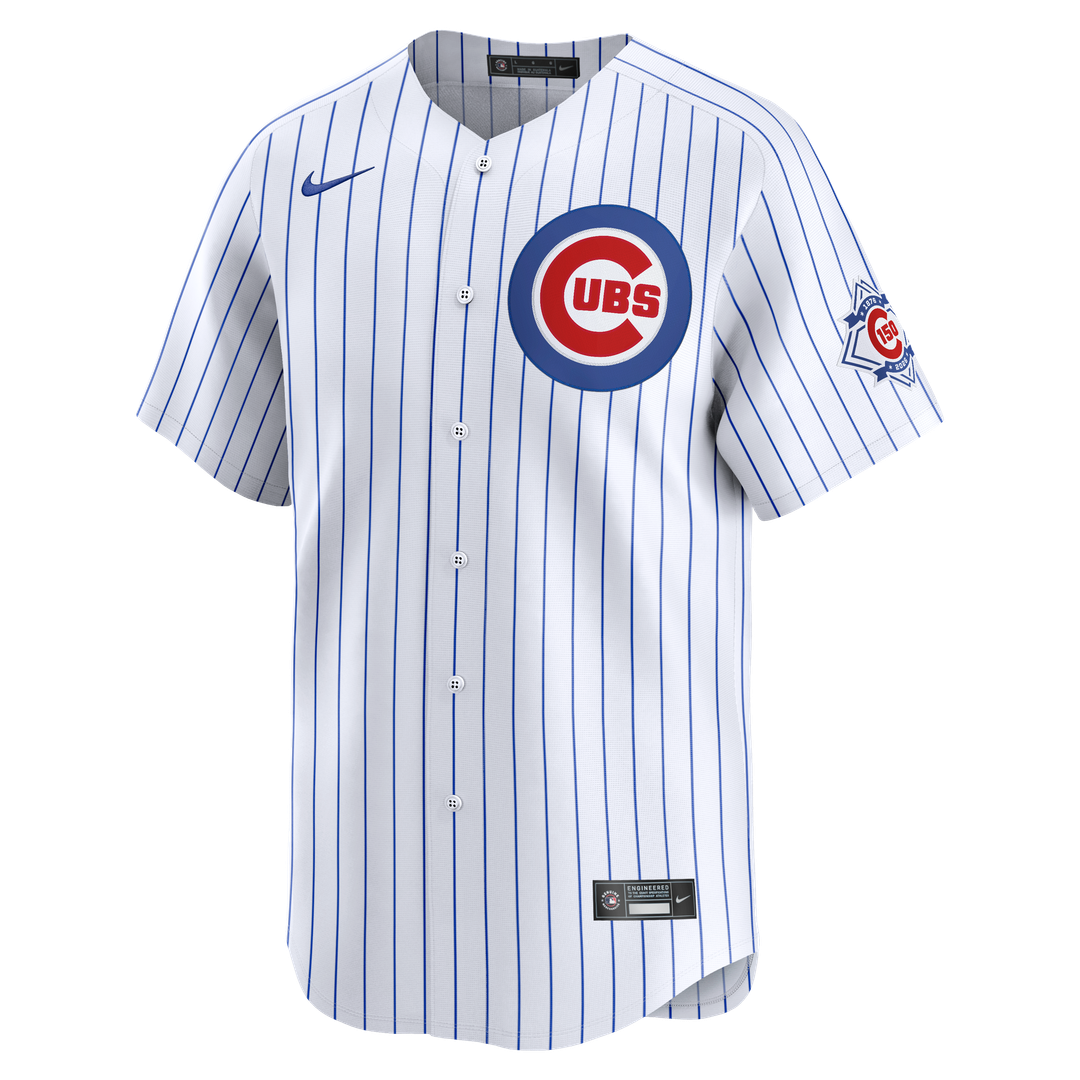 Chicago Cubs Pete Crow - Armstrong Nike 150th Anniversary Limited Jersey - White MLB Team Jersey Baseball Fan Apparel