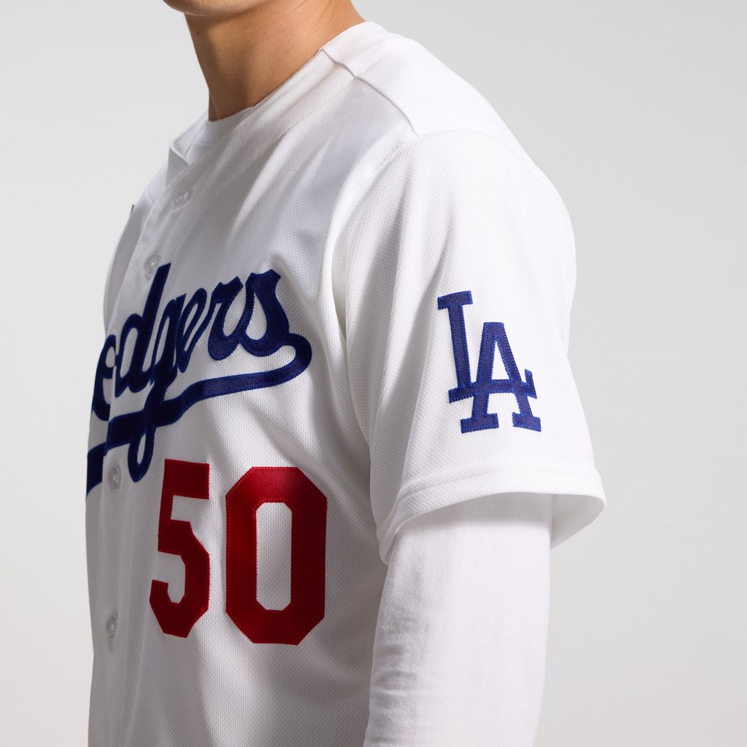 Los Angeles Dodgers Mookie Betts Nike Home Authentic Jersey - White MLB Team Jersey Baseball Fan Apparel