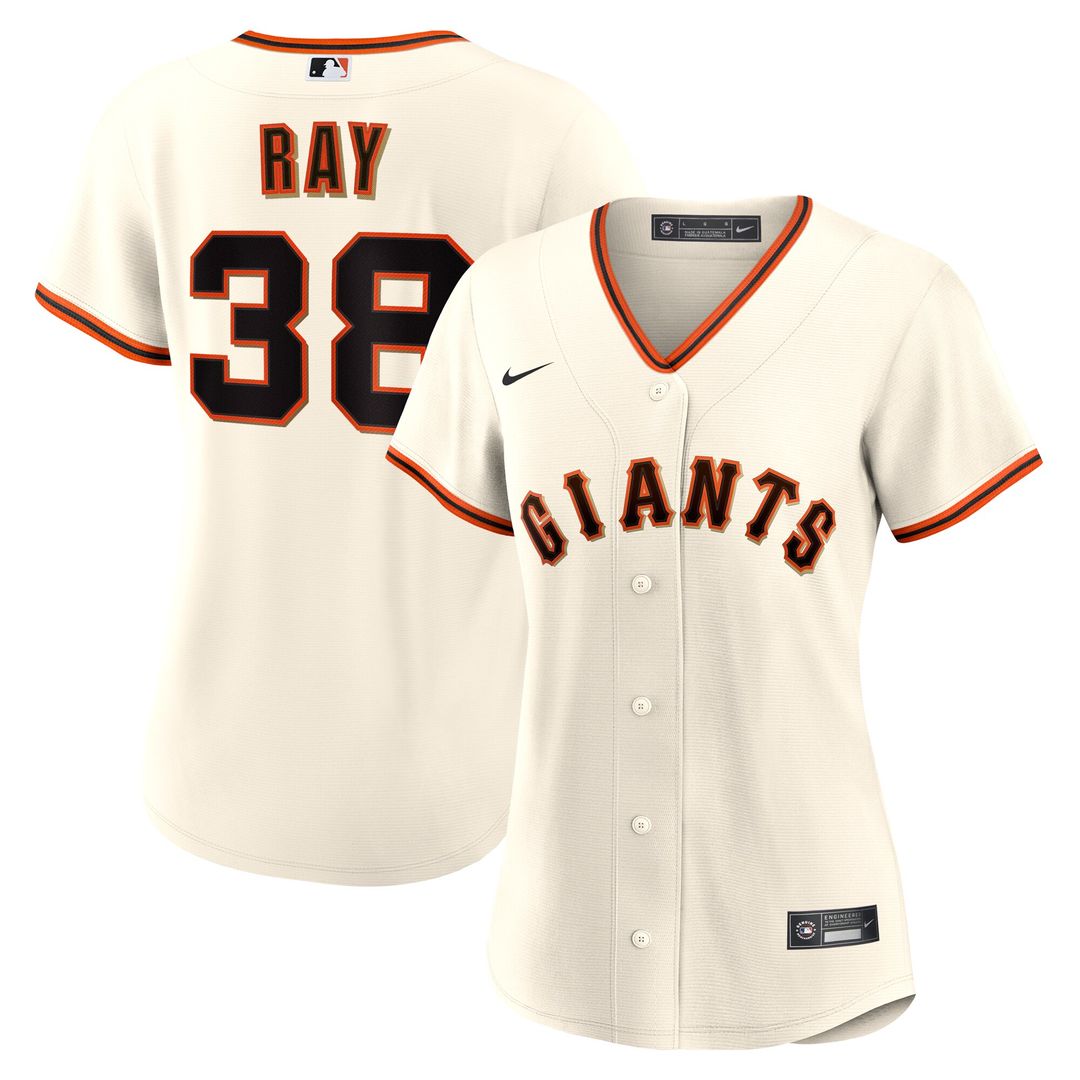 San Francisco Giants Robbie Ray Nike Women's Home Replica Jersey - White MLB Team Jersey Baseball Fan Apparel