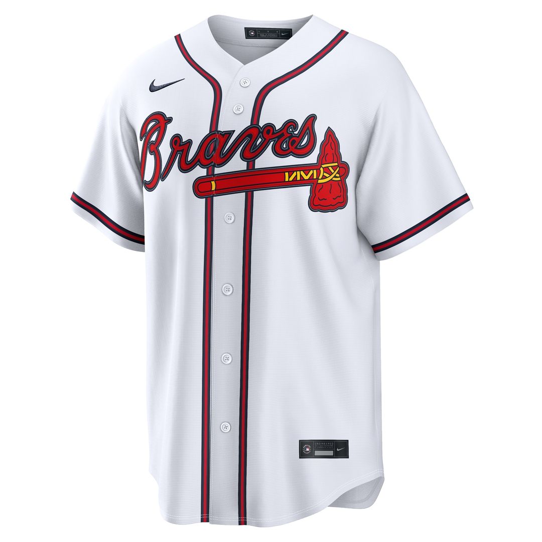 Atlanta Braves Matt Olson Nike Home Replica Jersey - White MLB Team Jersey Baseball Fan Apparel