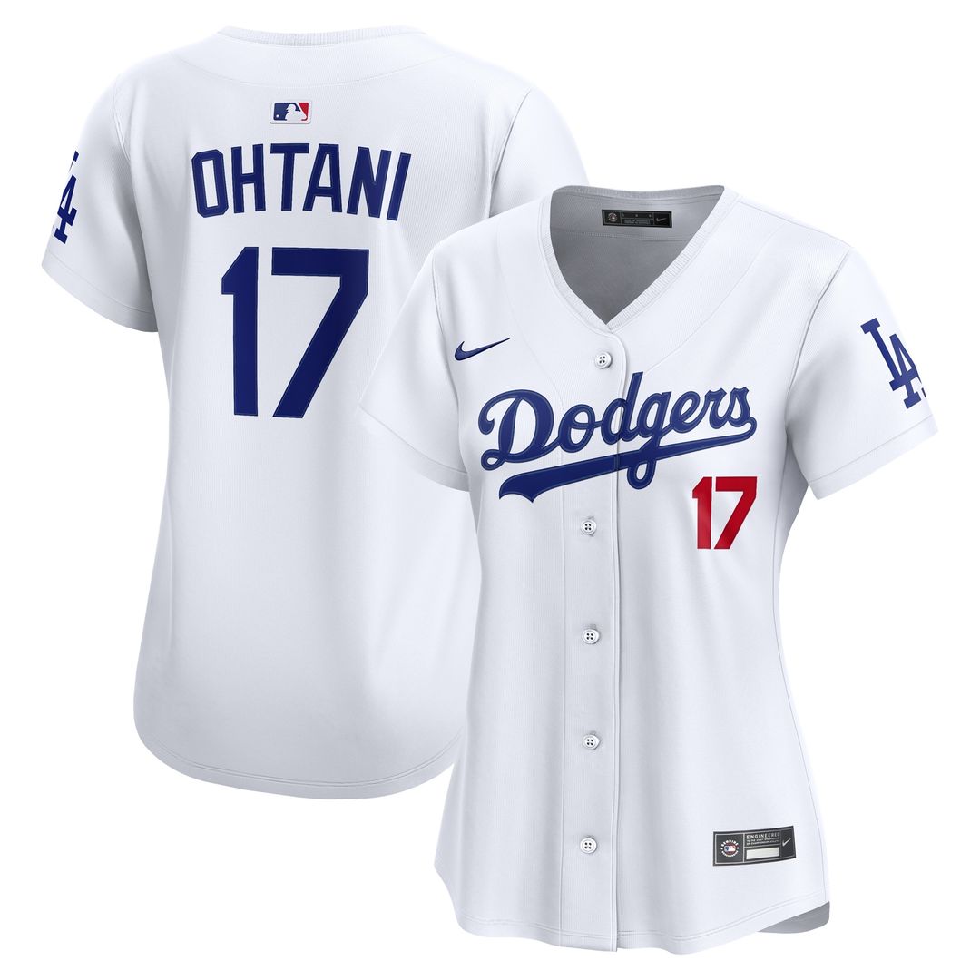 Los Angeles Dodgers Shohei Ohtani Nike Women's Home Limited Player Jersey - White MLB Team Jersey Baseball Fan Apparel