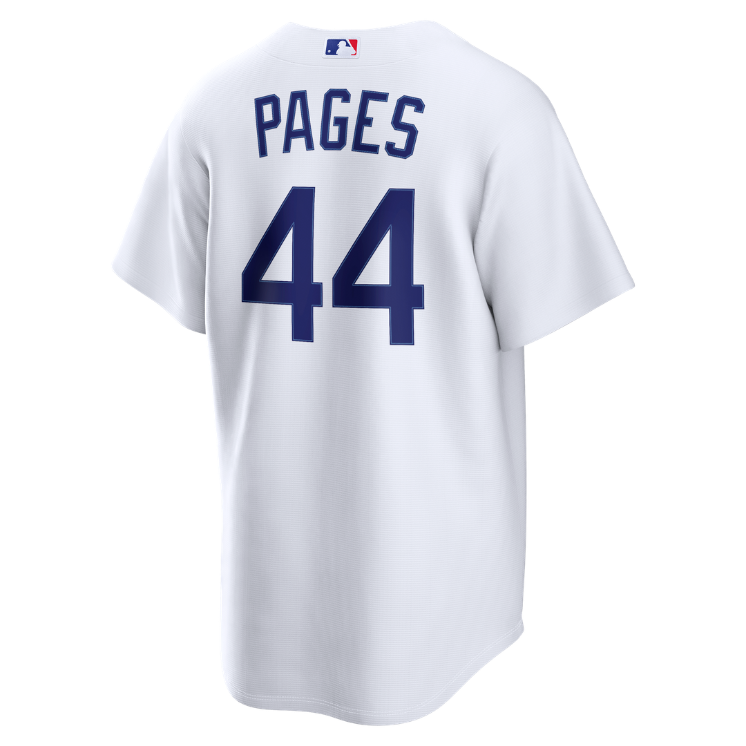 Los Angeles Dodgers Andy Pages Nike Home Replica Jersey - White MLB Team Jersey Baseball Fan Apparel