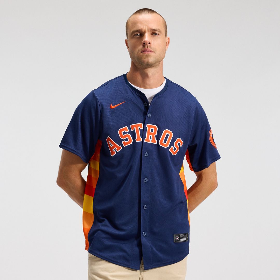 Houston Astros Jose Altuve Nike Alternate Limited Player Jersey - Navy MLB Team Jersey Baseball Fan Apparel