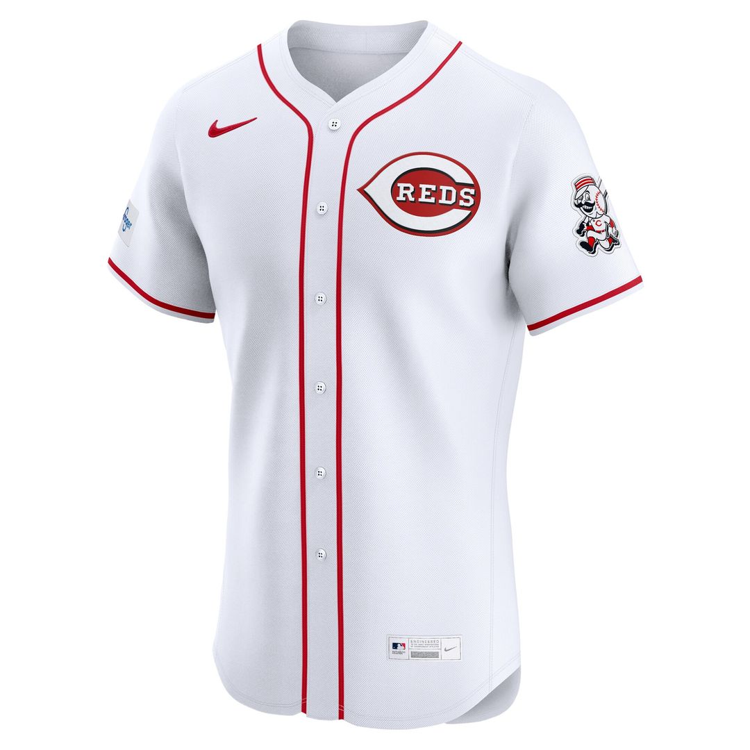 Cincinnati Reds Nike Home Elite Jersey - White MLB Team Jersey Baseball Fan Apparel