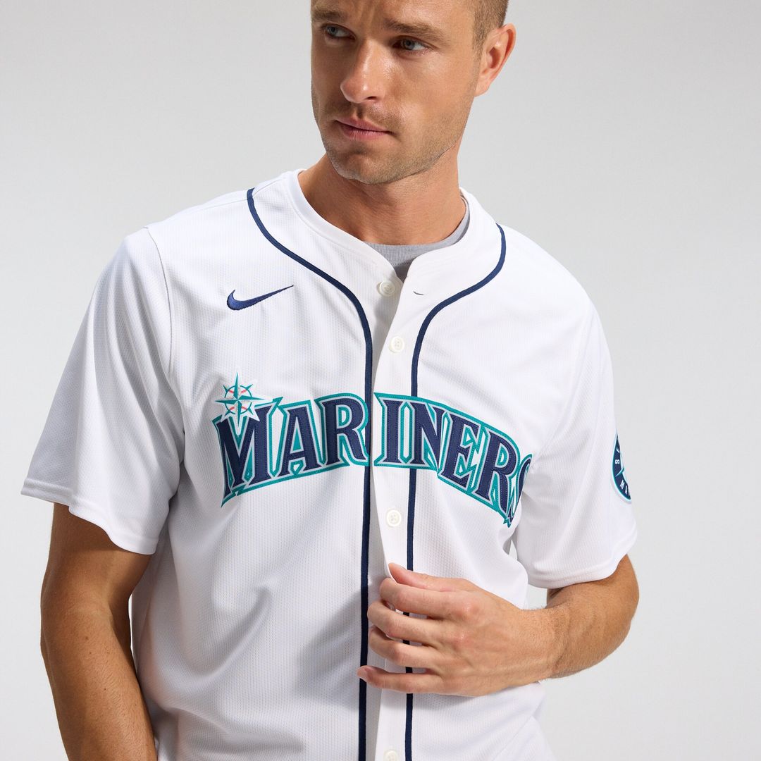 Seattle Mariners Cal Raleigh Nike Home Limited Player Jersey - White MLB Team Jersey Baseball Fan Apparel