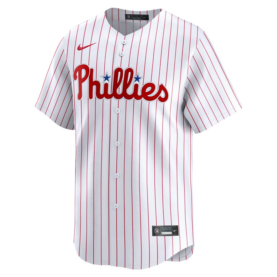 Philadelphia Phillies Nike Home Limited Pick - A - Player Retired Roster Jersey - White MLB Team Jersey Baseball Fan Apparel