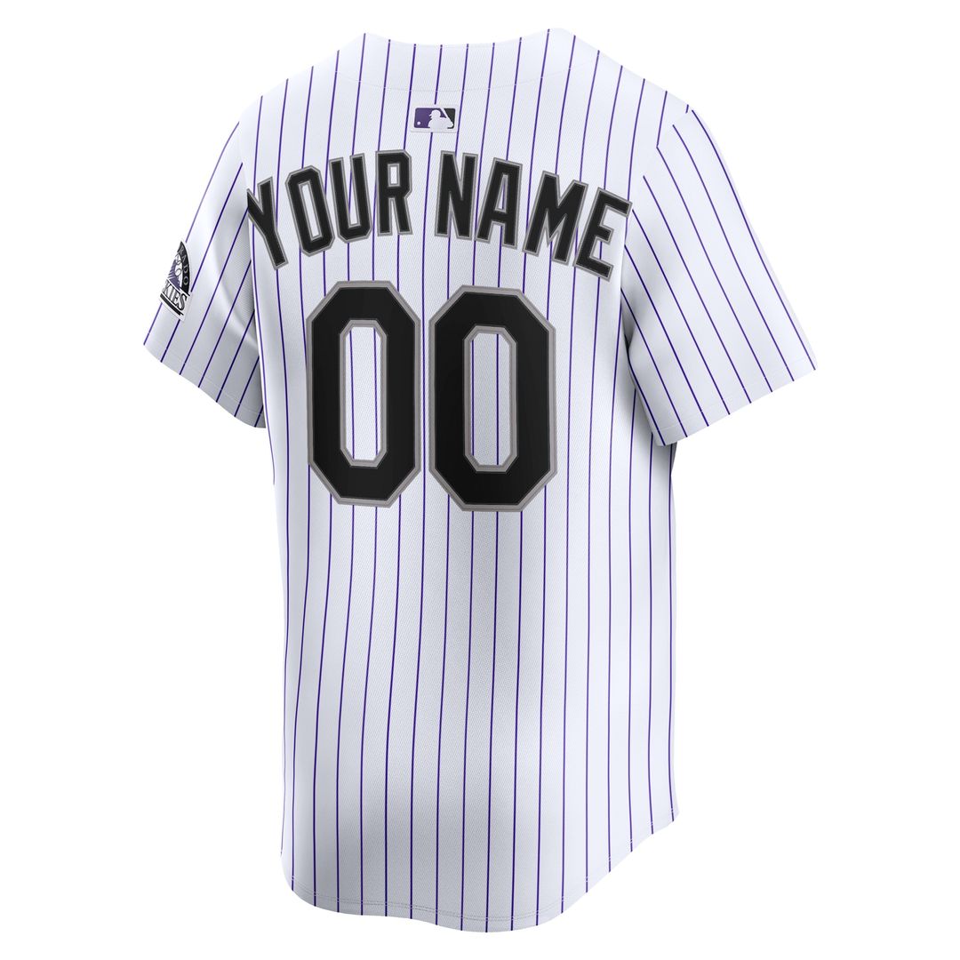 Colorado Rockies Nike Alternate Limited Custom Jersey - Purple MLB Team Jersey Baseball Fan Apparel