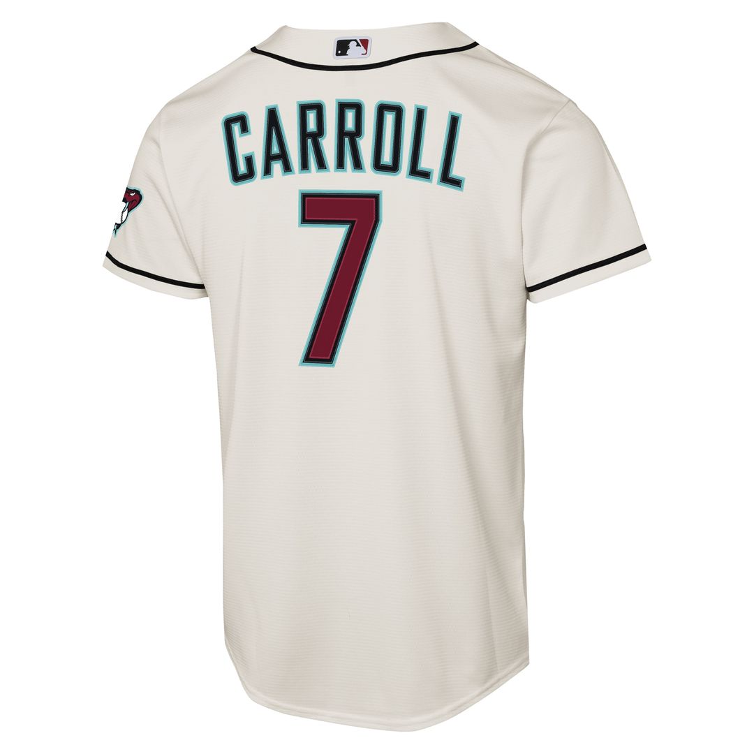 Arizona Diamondbacks Corbin Carroll Nike Youth Home Stadium Jersey - Cream MLB Team Jersey Baseball Fan Apparel