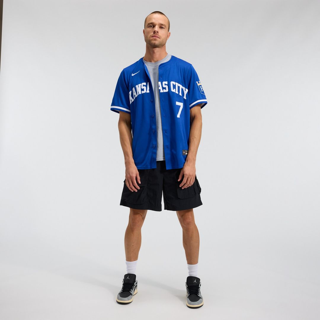 Kansas City Royals Bobby Witt Jr. Nike Alternate 2 Limited Player Jersey - Royal MLB Team Jersey Baseball Fan Apparel