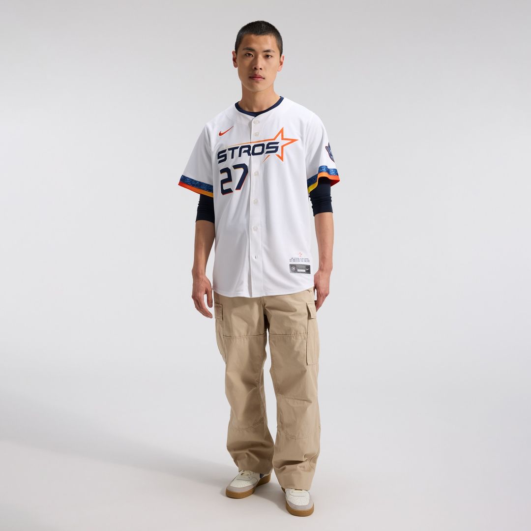 Houston Astros Jose Altuve Nike 2025 City Connect Limited Player Jersey - White MLB Team Jersey Baseball Fan Apparel