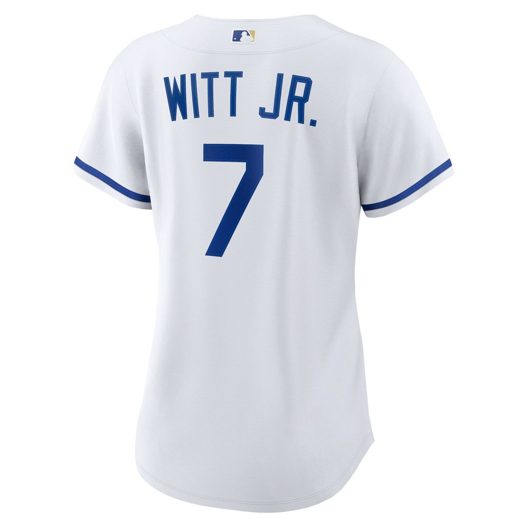 Kansas City Royals Bobby Witt Jr. Nike Women's Home Replica Player Jersey - White MLB Team Jersey Baseball Fan Apparel