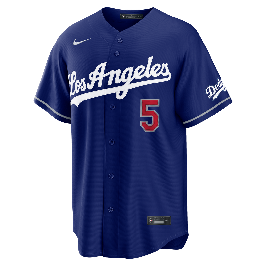 Los Angeles Dodgers Freddie Freeman Nike Home Stadium Jersey - White MLB Team Jersey Baseball Fan Apparel