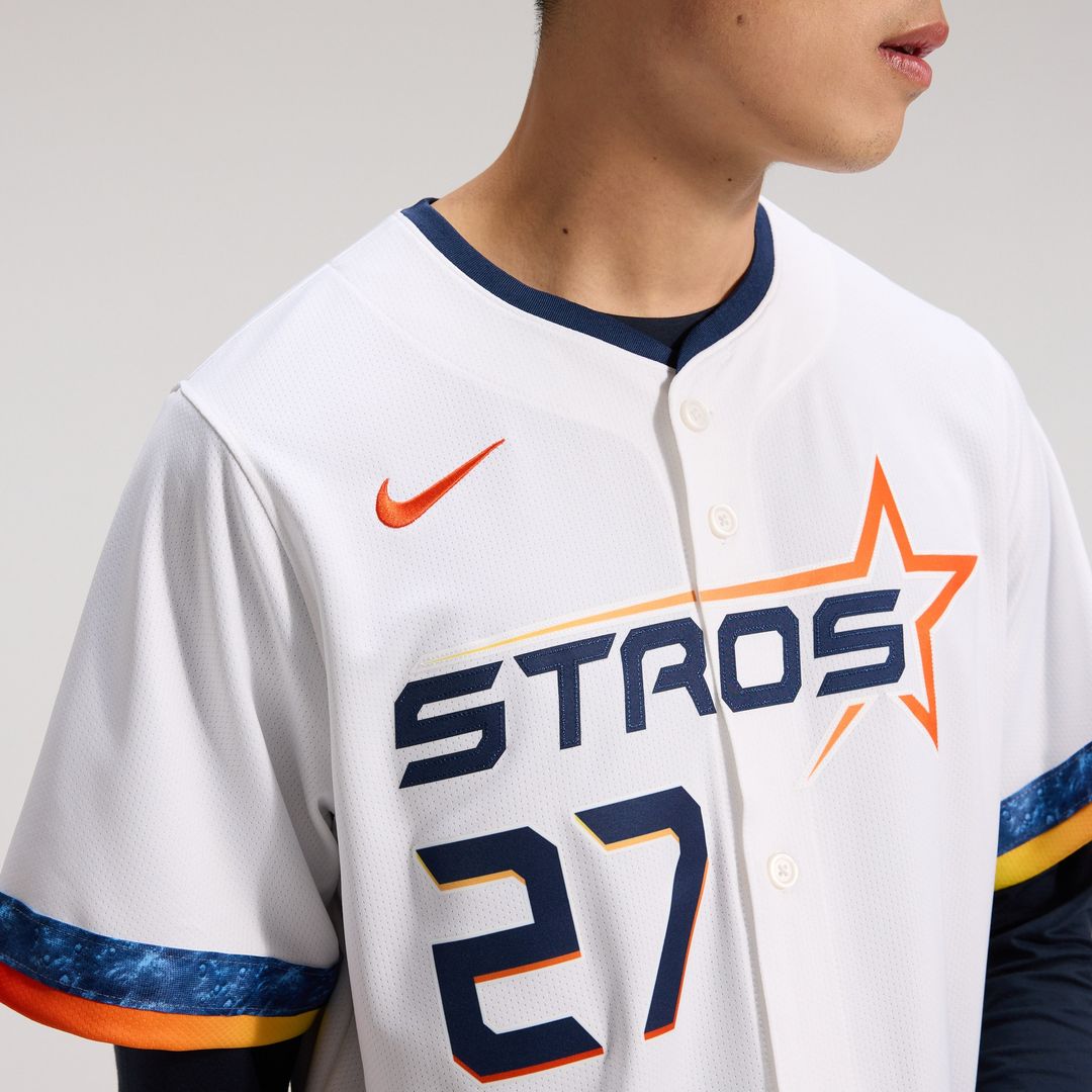 Houston Astros Jose Altuve Nike 2025 City Connect Limited Player Jersey - White MLB Team Jersey Baseball Fan Apparel