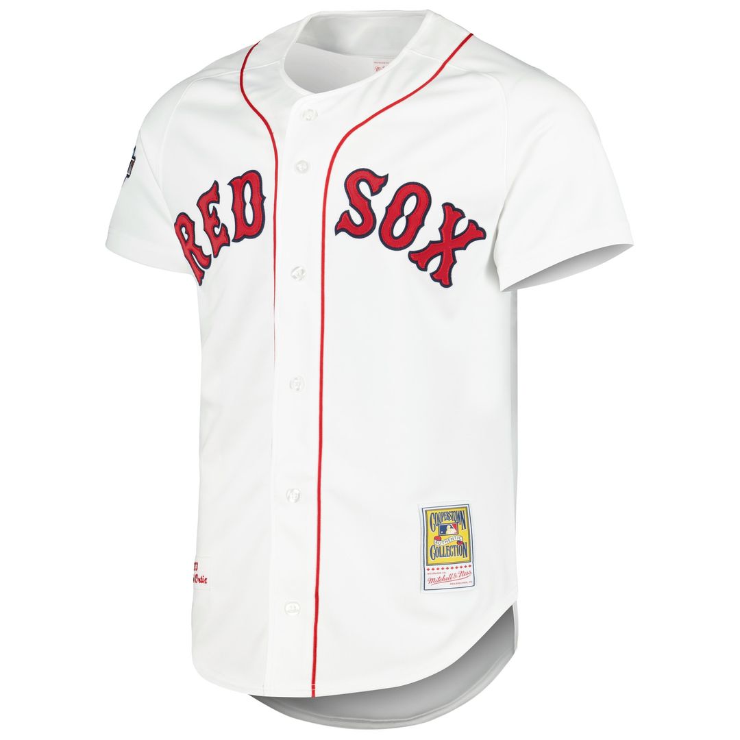 Boston Red Sox David Ortiz Mitchell & Ness Cooperstown Authentic Jersey - White MLB Team Jersey Baseball Fan Apparel