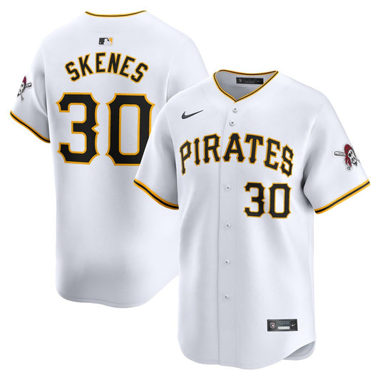 Pittsburgh Pirates Paul Skenes Nike Home Limited Player Jersey - White MLB Team Jersey Baseball Fan Apparel