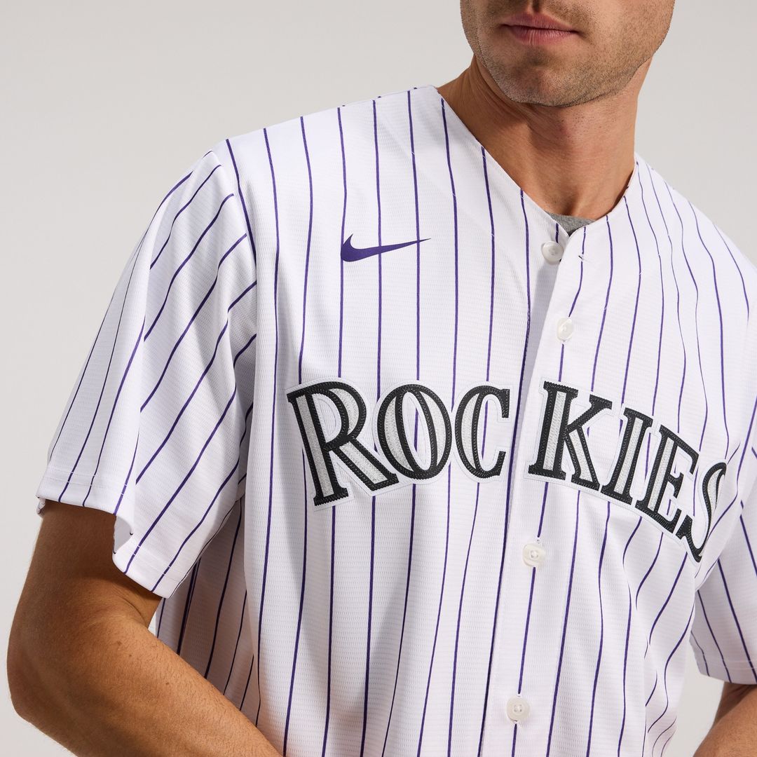 Colorado Rockies Nike Home Replica Team Jersey - White MLB Team Jersey Baseball Fan Apparel