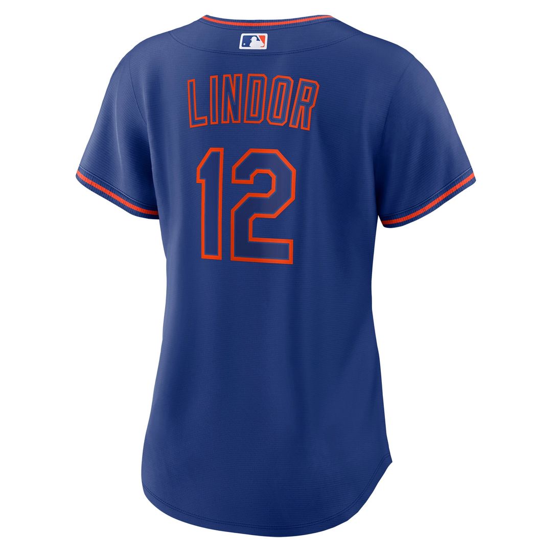 New York Mets Francisco Lindor Nike Women's Alternate Replica Jersey - Royal MLB Team Jersey Baseball Fan Apparel