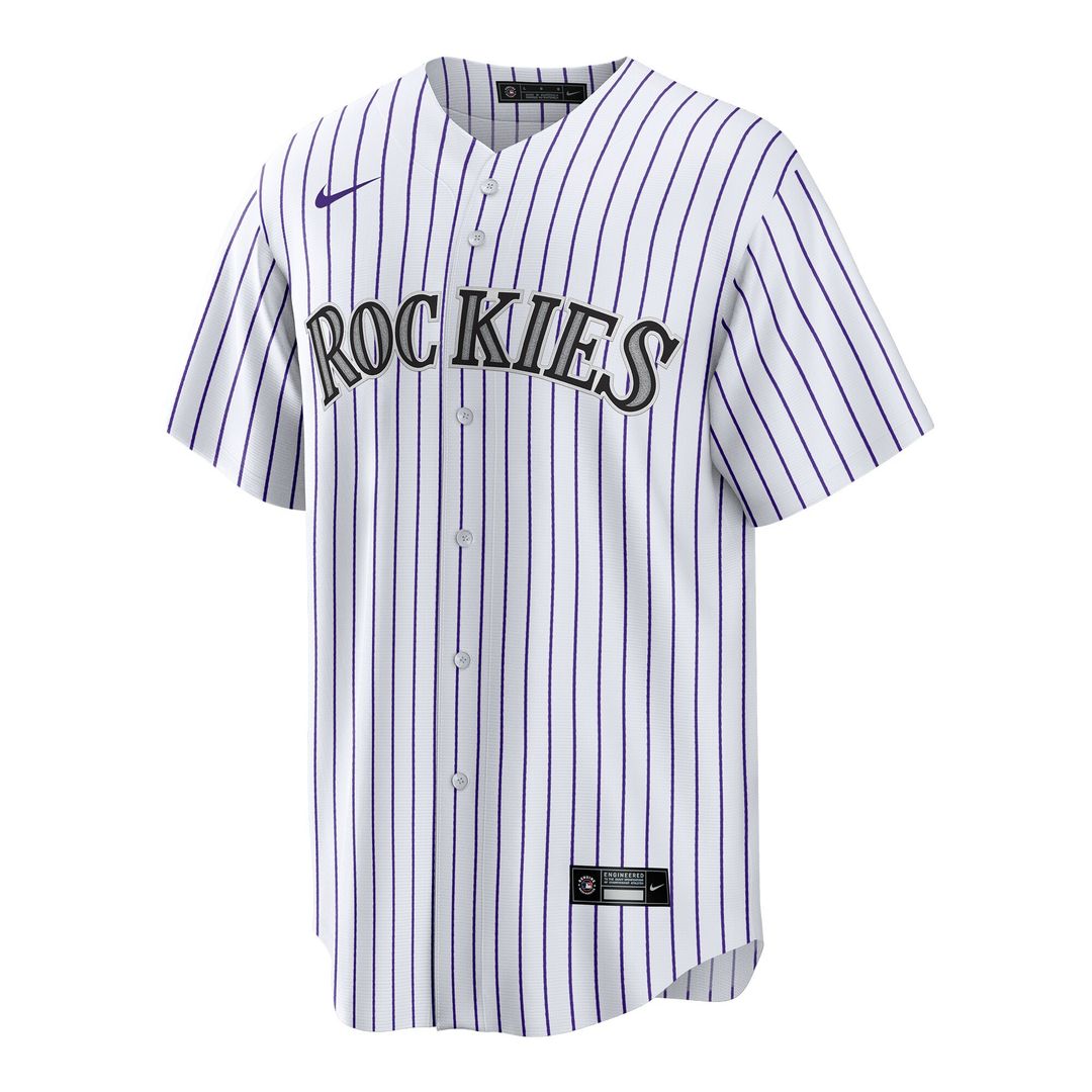 Colorado Rockies Ryan Ritter Nike Home Replica Jersey - White MLB Team Jersey Baseball Fan Apparel