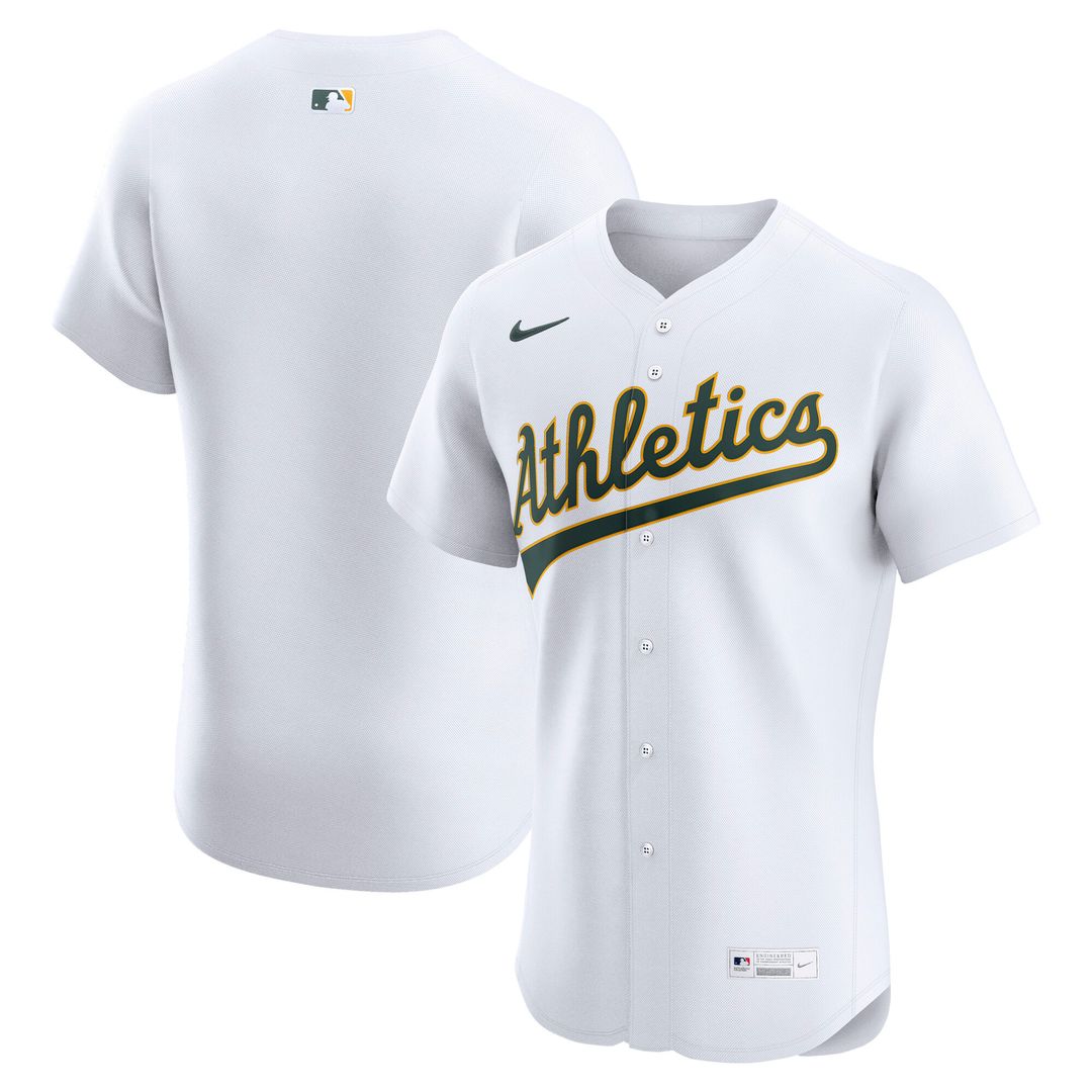 Athletics Nike Alternate 2 Elite Jersey - Gold MLB Team Jersey Baseball Fan Apparel