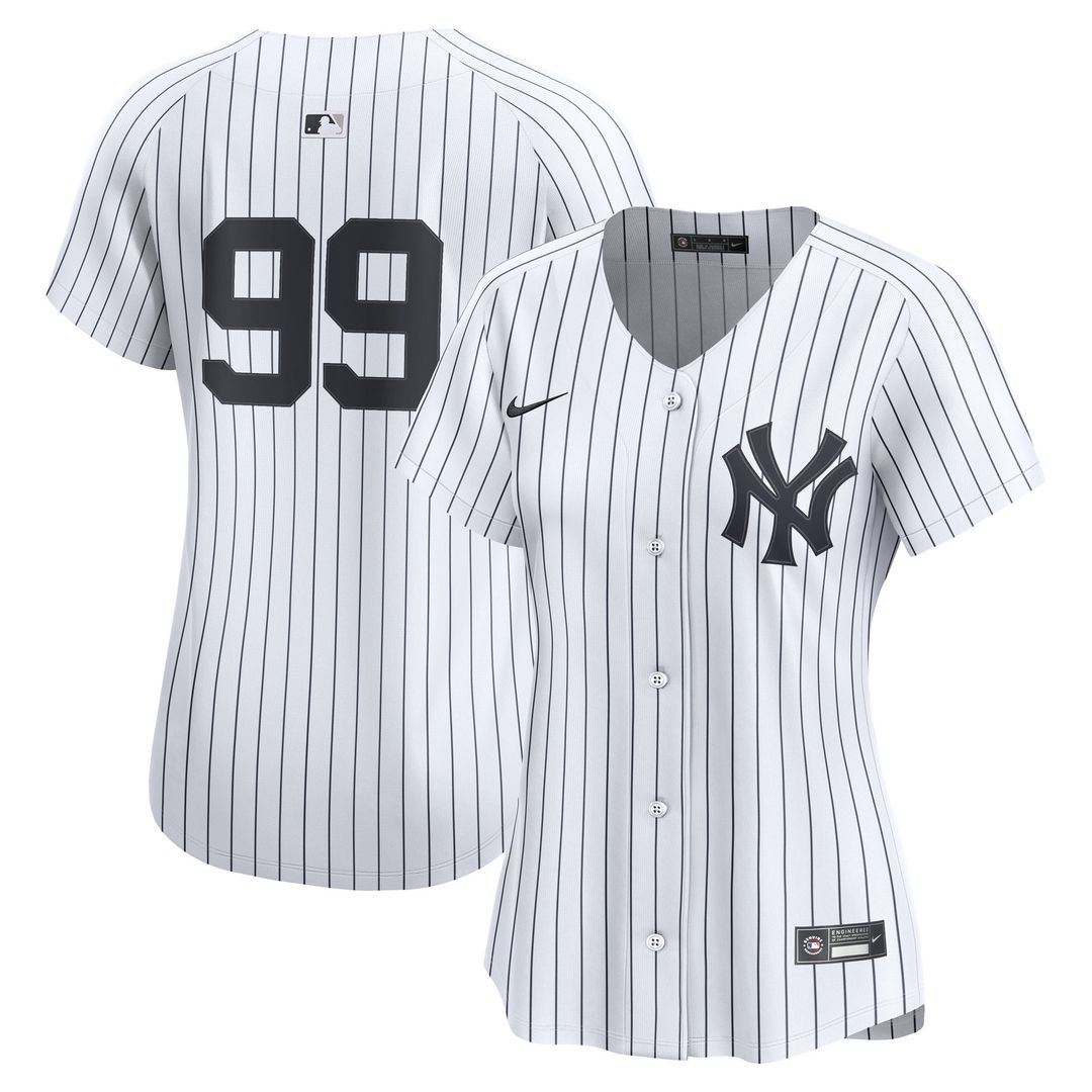 New York Yankees Aaron Judge Nike Women's Home Limited Player Jersey - White MLB Team Jersey Baseball Fan Apparel