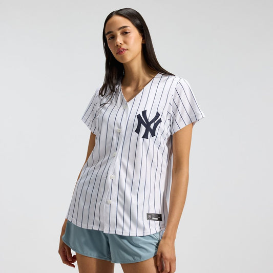 New York Yankees Nike Women's Home Replica Team Jersey - White MLB Team Jersey Baseball Fan Apparel
