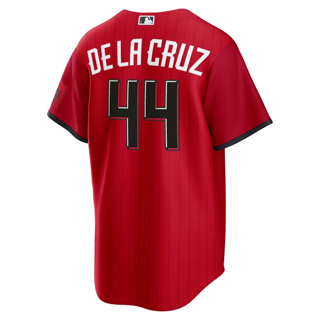 Cincinnati Reds Elly De La Cruz Nike 2026 City Connect Stadium Jersey - Red MLB Team Jersey Baseball Fan Apparel