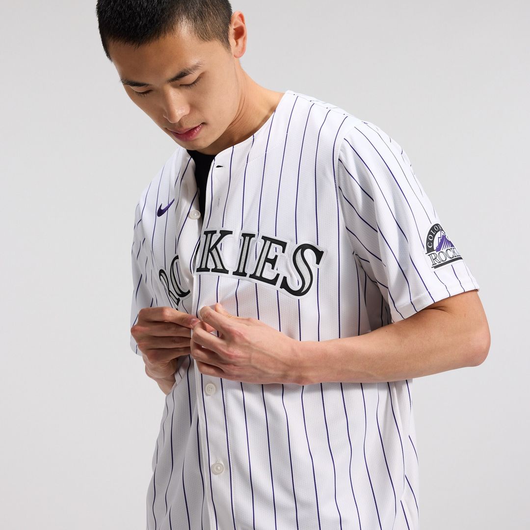 Colorado Rockies Nike Home Limited Jersey - White MLB Team Jersey Baseball Fan Apparel