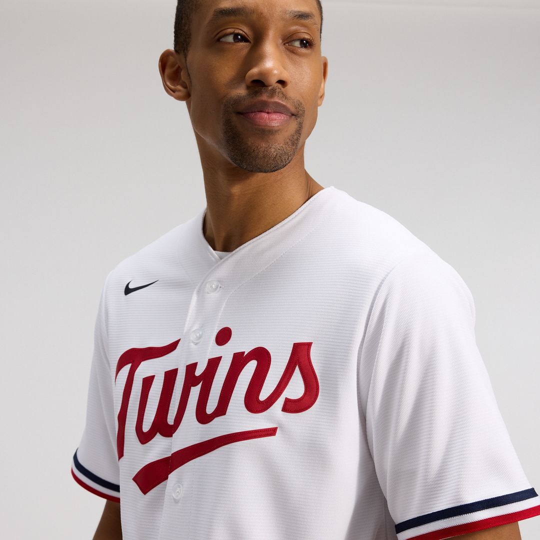 Minnesota Twins Nike Road Replica Team Jersey - Gray MLB Team Jersey Baseball Fan Apparel