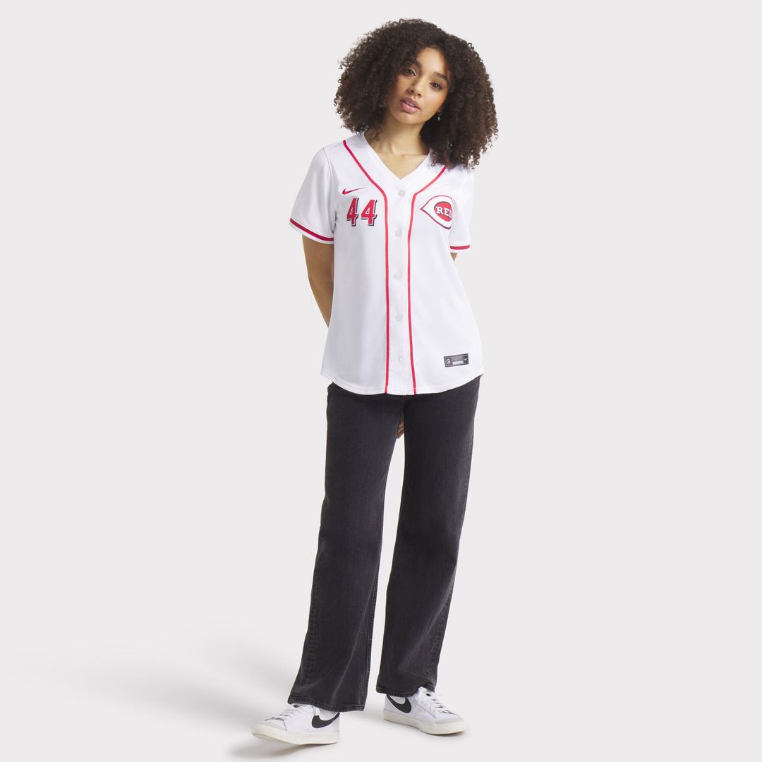 Cincinnati Reds Elly De La Cruz Nike Women's Home Limited Player Jersey - White MLB Team Jersey Baseball Fan Apparel