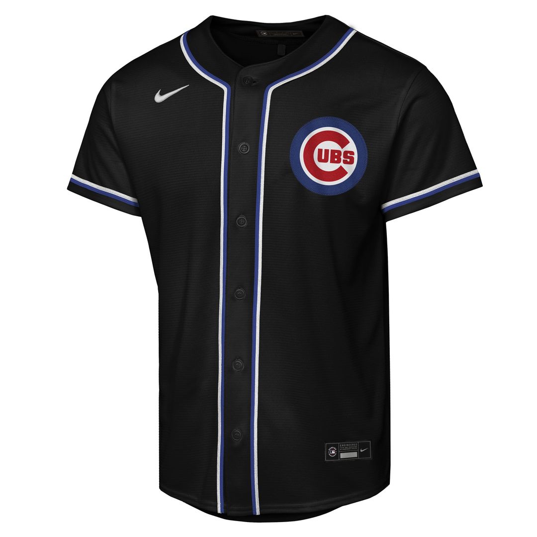 Chicago Cubs Seiya Suzuki Nike Youth Fashion Replica Player Jersey - Black MLB Team Jersey Baseball Fan Apparel