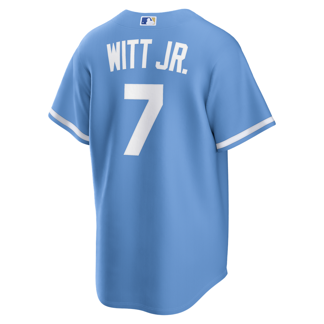 Kansas City Royals Bobby Witt Jr. Nike Alternate Replica Jersey - Royal MLB Team Jersey Baseball Fan Apparel