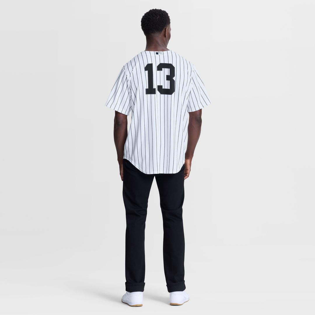 New York Yankees Jazz Chisholm Jr. Nike Home Replica Jersey - White MLB Team Jersey Baseball Fan Apparel