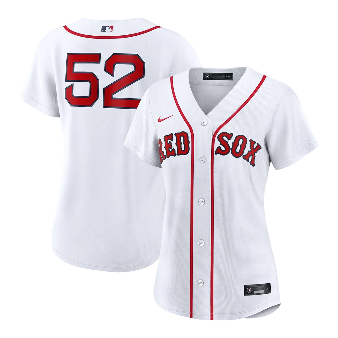 Boston Red Sox Wilyer Abreu Nike Women's Home Replica Jersey - White MLB Team Jersey Baseball Fan Apparel