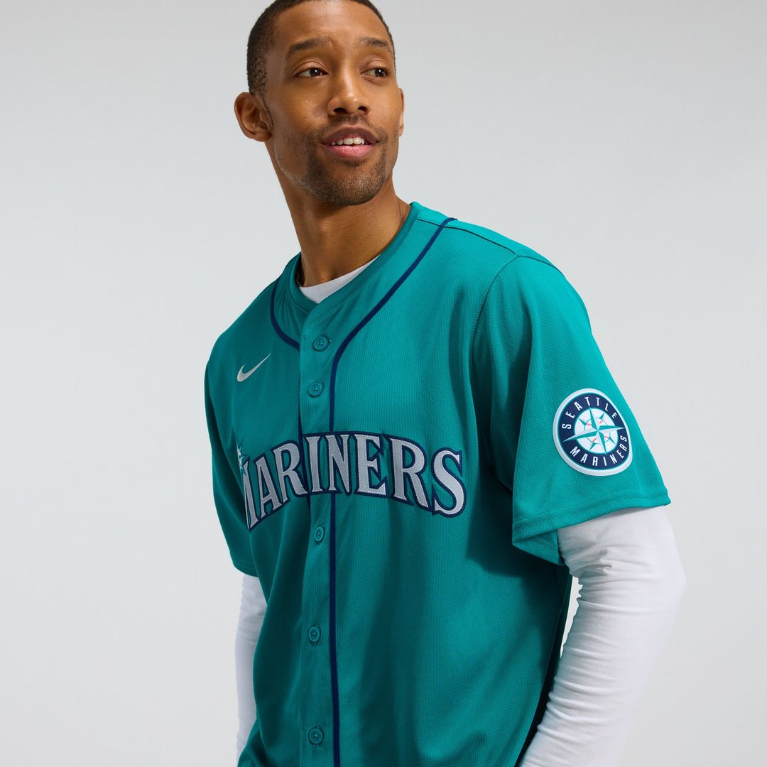 Seattle Mariners Cal Raleigh Nike Alternate Limited Jersey - Teal MLB Team Jersey Baseball Fan Apparel