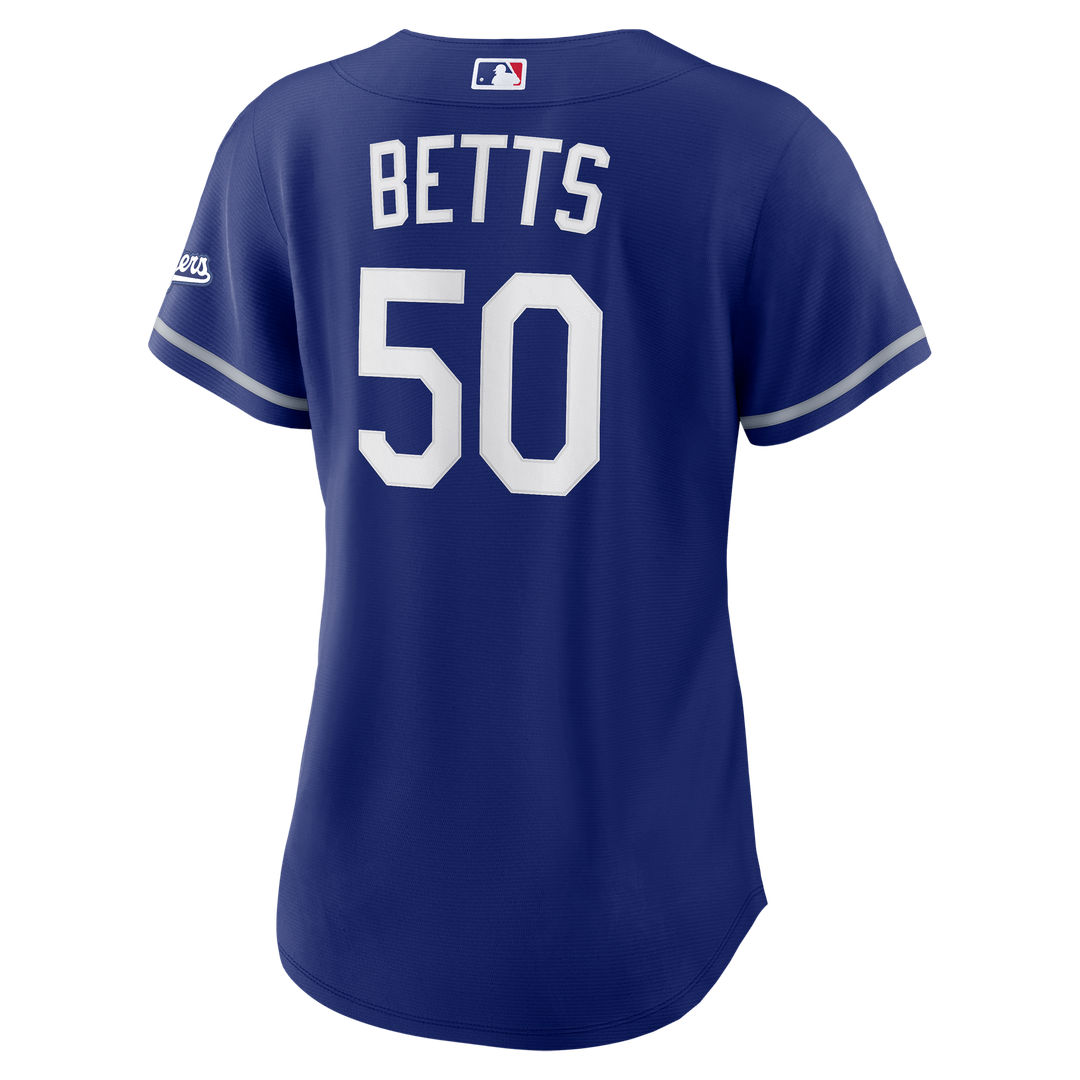 Los Angeles Dodgers Mookie Betts Nike Women's Alternate Stadium Jersey - Royal MLB Team Jersey Baseball Fan Apparel