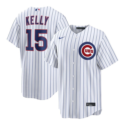 Chicago Cubs Carson Kelly Nike Home Replica Jersey - White MLB Team Jersey Baseball Fan Apparel
