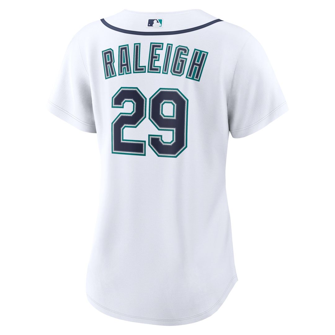 Seattle Mariners Cal Raleigh Nike Women's Home Replica Jersey - White MLB Team Jersey Baseball Fan Apparel
