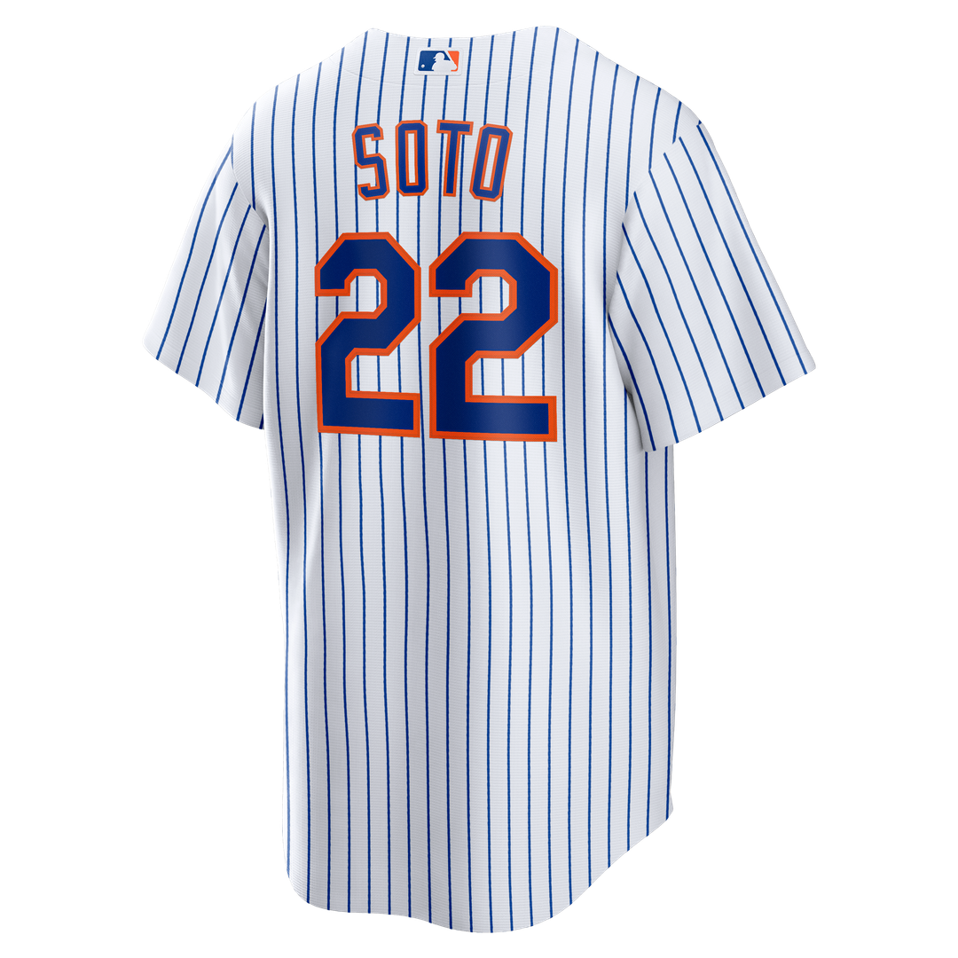 New York Mets Juan Soto Nike Home Replica Player Jersey - White MLB Team Jersey Baseball Fan Apparel