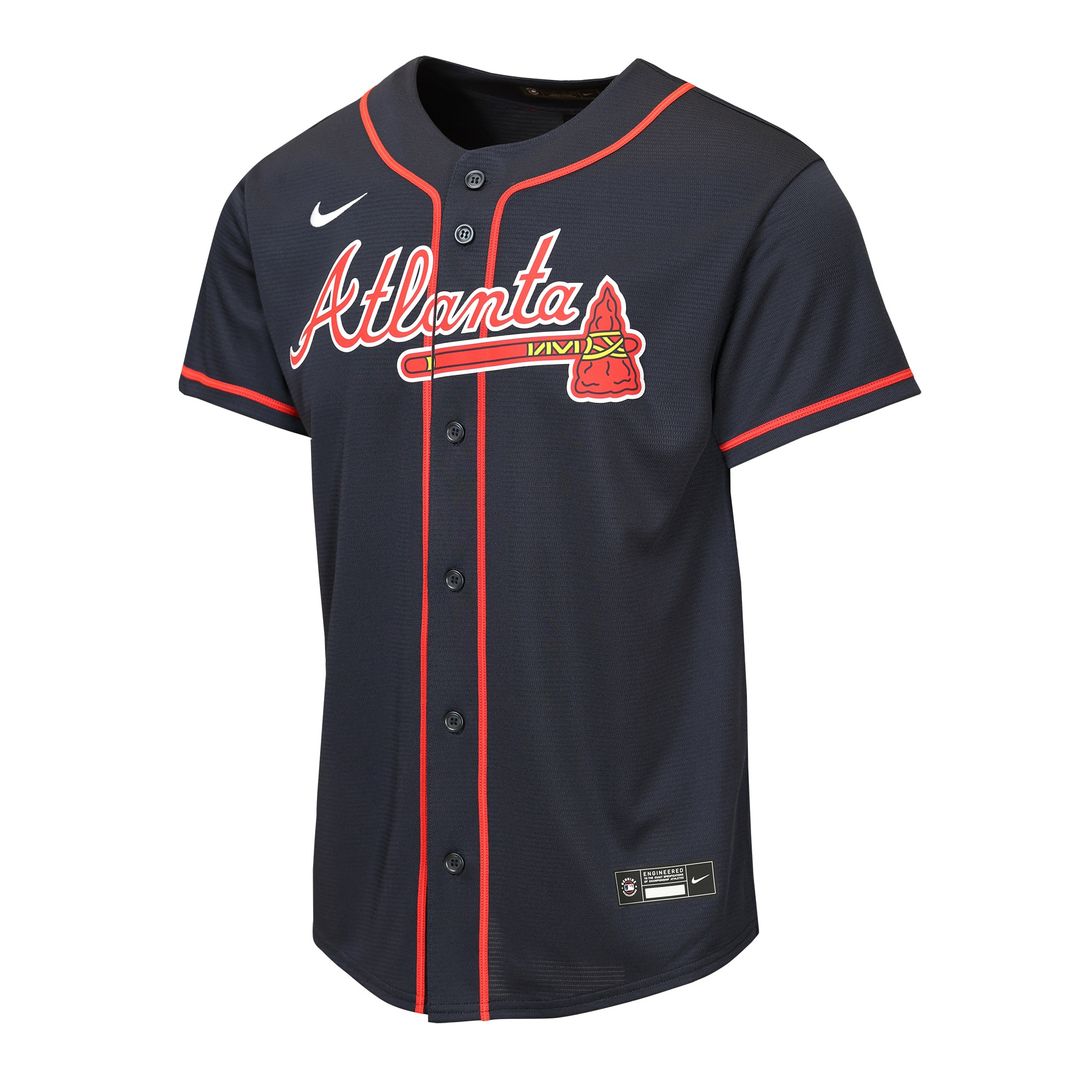 Atlanta Braves Ronald Acuña Jr. Nike Youth Road Replica Jersey - Gray MLB Team Jersey Baseball Fan Apparel