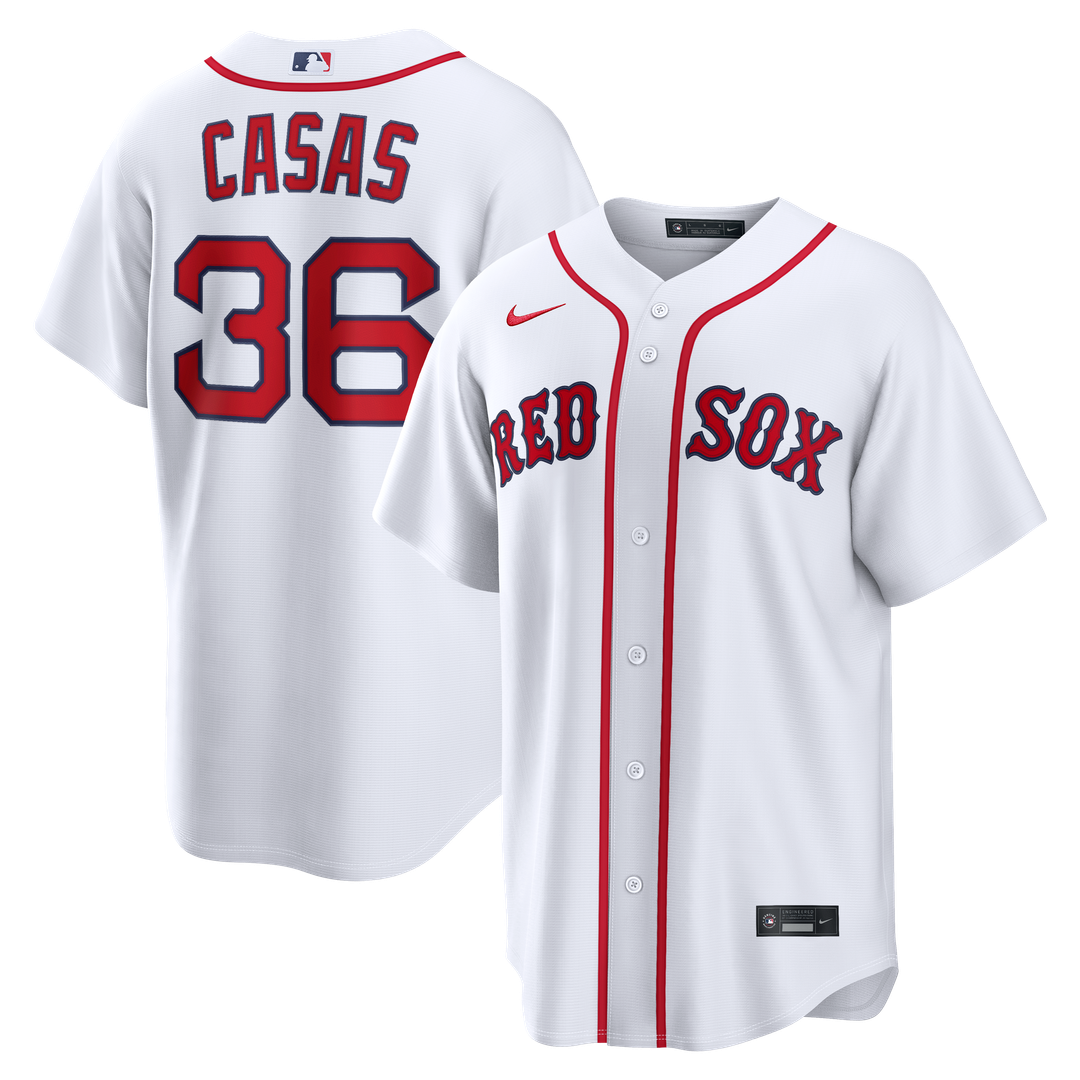 Boston Red Sox Triston Casas Nike Home Replica Jersey - White MLB Team Jersey Baseball Fan Apparel