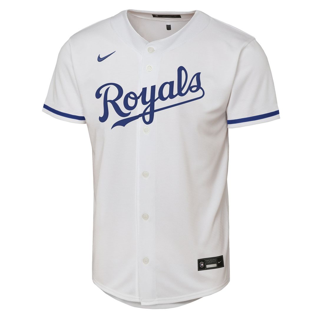 Kansas City Royals Bobby Witt Jr. Nike Youth Home Replica Player Jersey - White MLB Team Jersey Baseball Fan Apparel