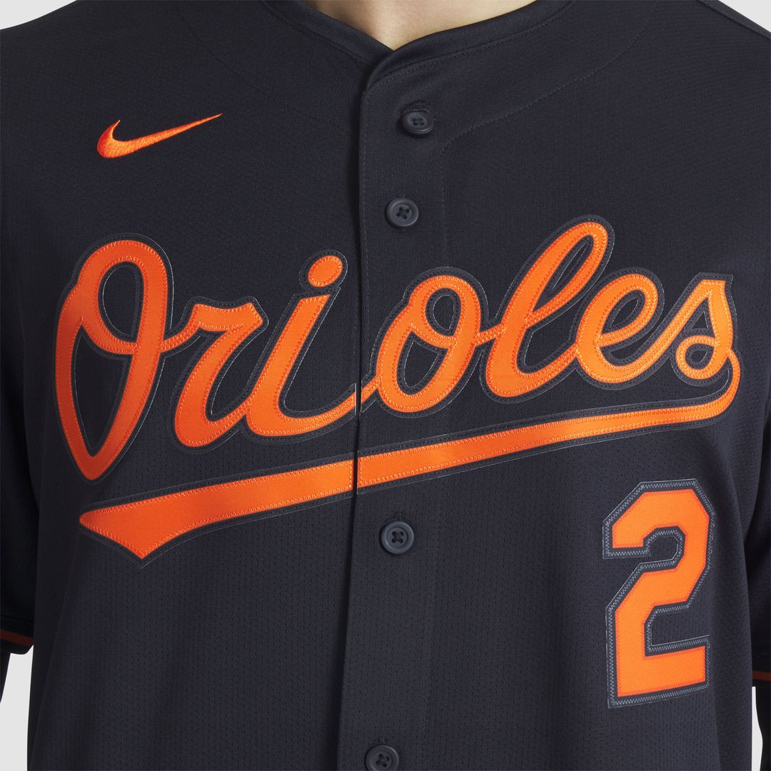 Baltimore Orioles Gunnar Henderson Nike Alternate Limited Player Jersey - Black MLB Team Jersey Baseball Fan Apparel