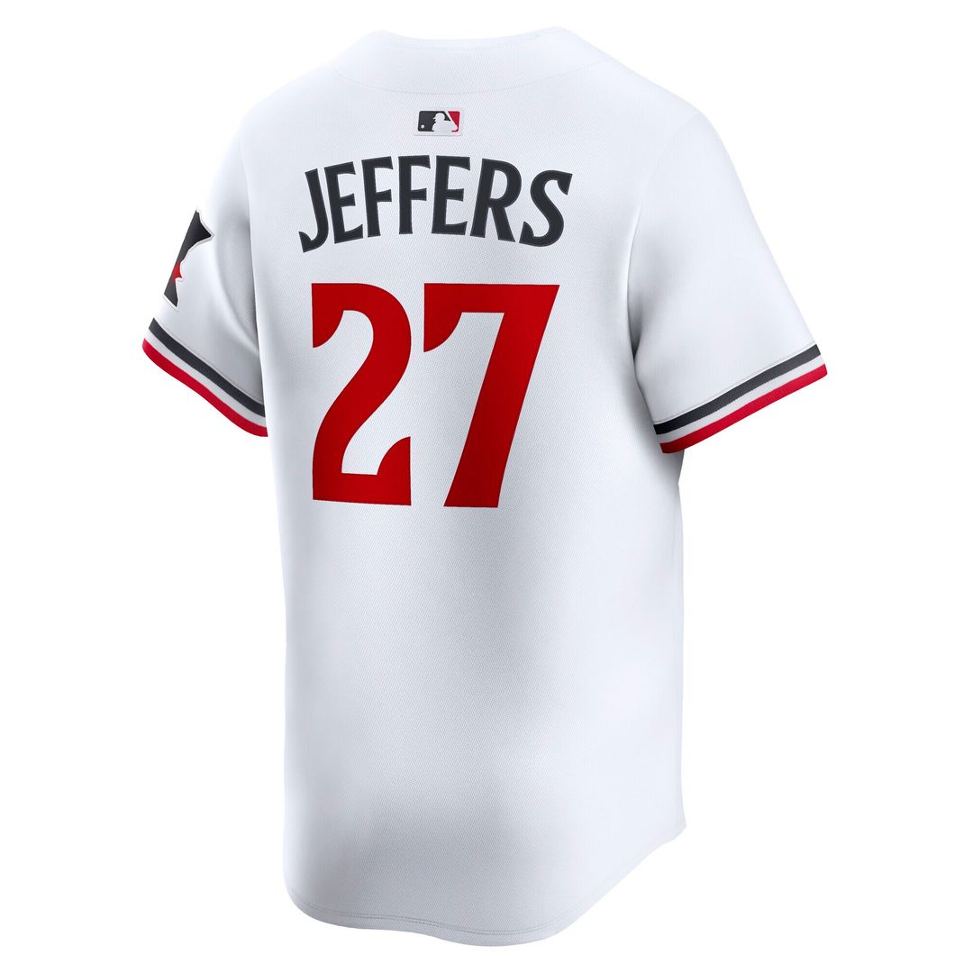 Minnesota Twins Ryan Jeffers Nike Home Limited Player Jersey - White MLB Team Jersey Baseball Fan Apparel