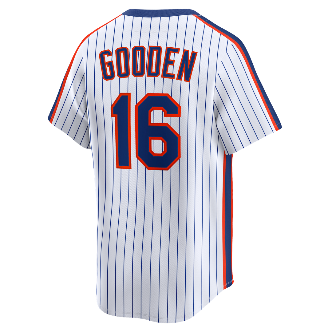 New York Mets Dwight Gooden Nike Cooperstown Limited Jersey - White MLB Team Jersey Baseball Fan Apparel