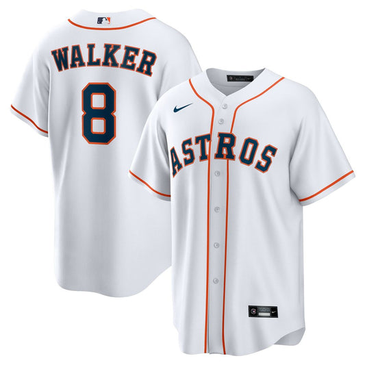 Houston Astros Christian Walker Nike Home Replica Jersey - White MLB Team Jersey Baseball Fan Apparel