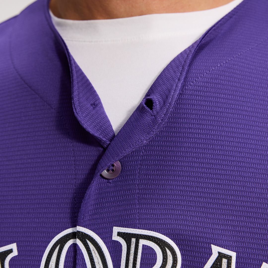 Colorado Rockies Nike Alternate Replica Team Jersey - Purple MLB Team Jersey Baseball Fan Apparel