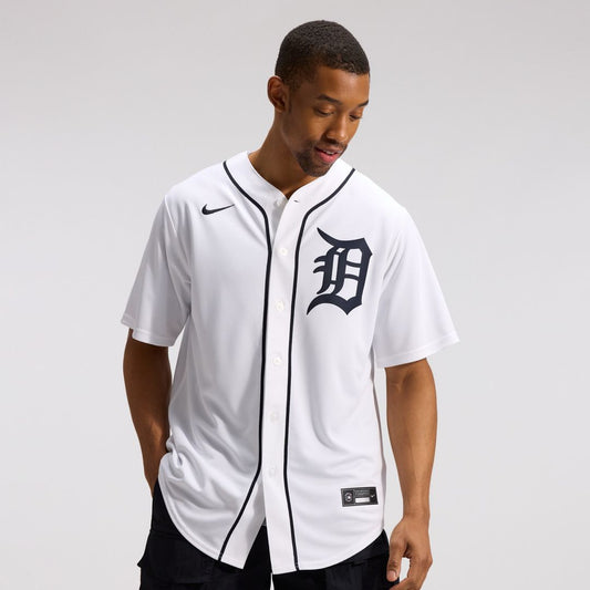 Detroit Tigers Nike Home Replica Jersey - White MLB Team Jersey Baseball Fan Apparel
