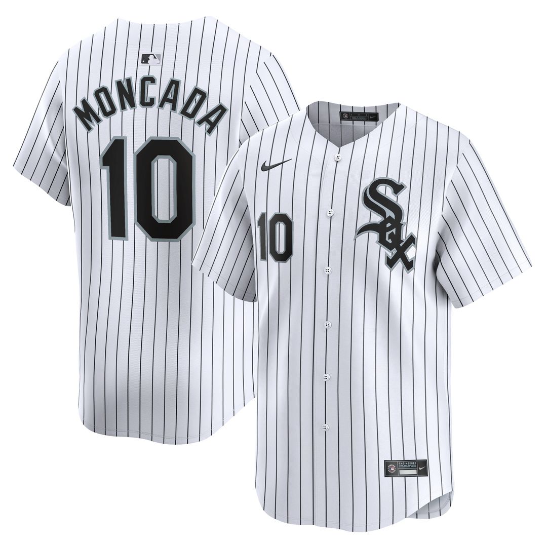 Chicago White Sox Yoan Moncada Nike Home Limited Player Jersey - White MLB Team Jersey Baseball Fan Apparel