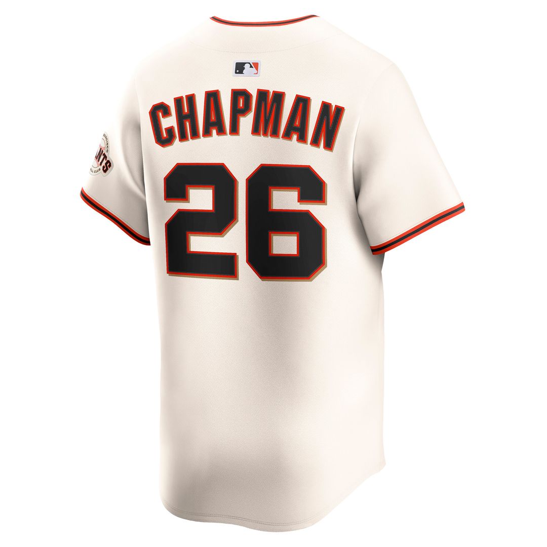 San Francisco Giants Matt Chapman Nike Home Limited Player Jersey - Cream MLB Team Jersey Baseball Fan Apparel