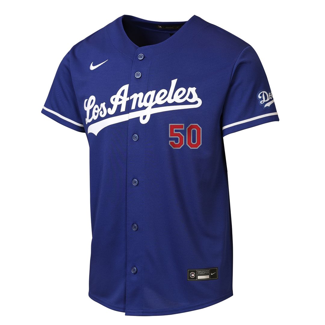 Los Angeles Dodgers Mookie Betts Nike Youth Alternate Stadium Jersey - Royal MLB Team Jersey Baseball Fan Apparel